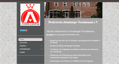 Desktop Screenshot of annaburg-porzellan.de